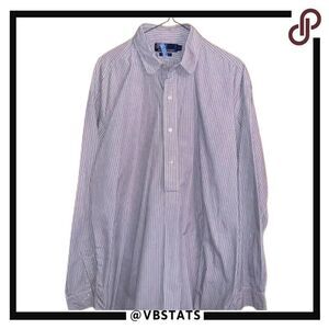 Polo by Ralph Lauren Blue Striped Casual Button Down Shirt